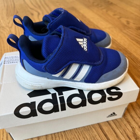 Adidas Kids FortaRun 2.0 Size8K Blue - Picture 4 of 4